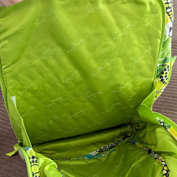 Vera Bradley Limes Up Qulited Laptop Travel Backpack - Picture 12 of 16